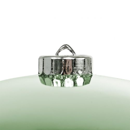 Christmas bauble unbreakable light green Ø20cm | Floristik24.co.uk