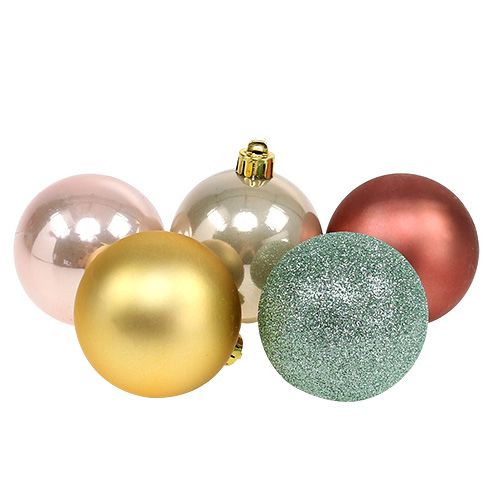 Floristik24 Christmas ball plastic Ø6cm assorted 30pcs