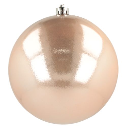 Floristik24 Christmas ball plastic rose gold ball shatter-proof Ø14cm