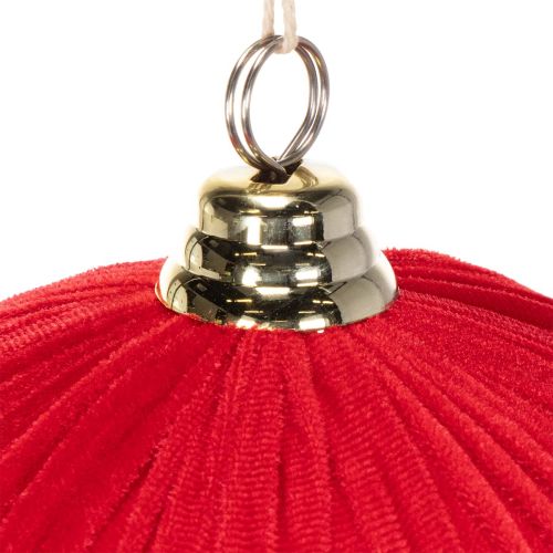 Velvet Red Christmas Bauble