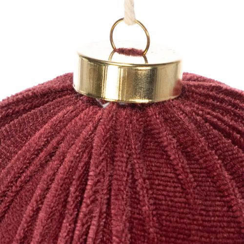 Velvet Christmas Baubles in