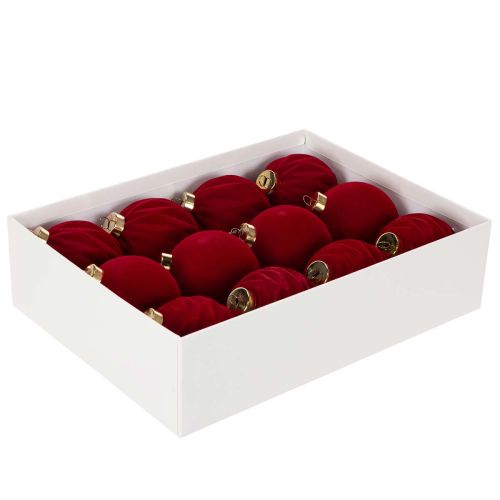 Set of 12 Velvet Christmas