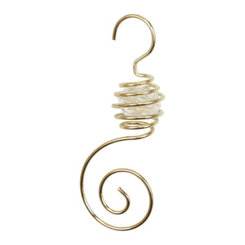 Christmas ball hanger, ball hanger golden 7cm 6pcs