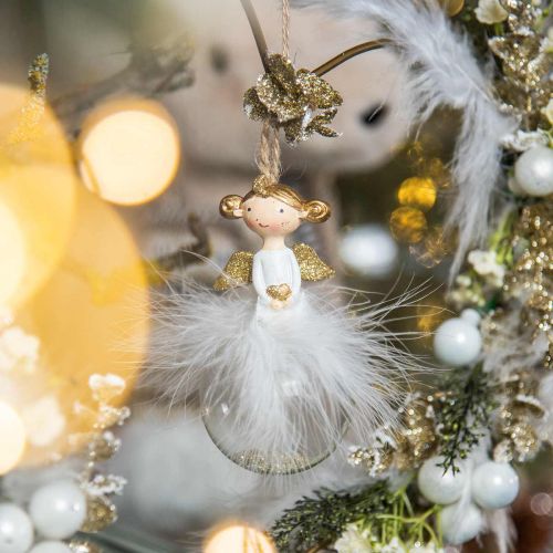 Product Christmas ball angel Christmas tree decorations H11.5cm Ø6cm