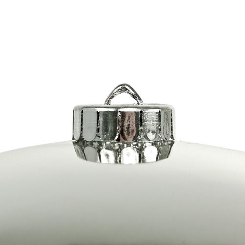 Product Christmas ball plastic medium Ø20cm silver