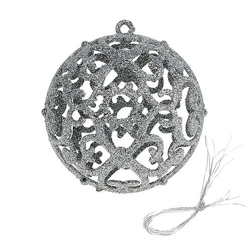 Floristik24 Christmas balls plastic pink-silver sort. Ø8cm 8pcs