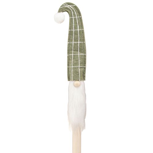 Santa Claus on a stick Christmas gnome green 57cm 4 pieces