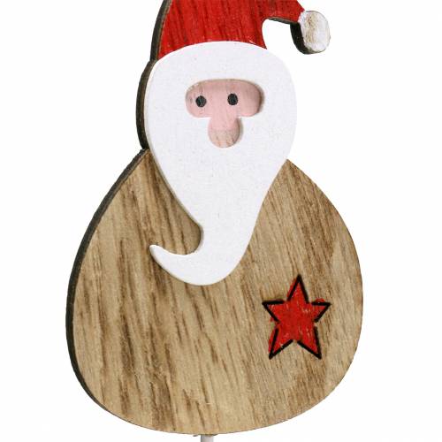 Floristik24 Decorative Plug Santa Claus/Snowman 7cm 12 pcs