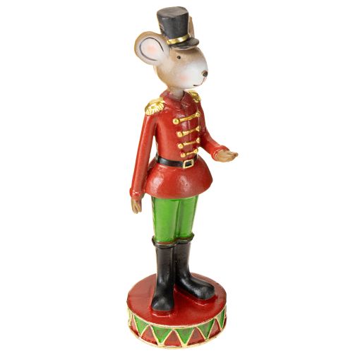 Christmas mouse decoration figures 14.5cm red-green 2 pieces | Floristik24.co.uk