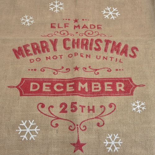 Floristik24 Christmas sack Gift sack Christmas jute sack large 80×48cm