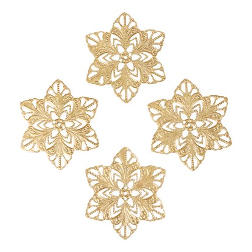 Christmas Stars Stars Christmas Decoration Metal Ø6cm 36 pcs