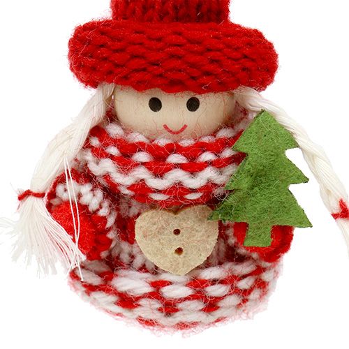 Floristik24 Weihnachtswichtel for hanging 6,5cm L15cm sort. 3st