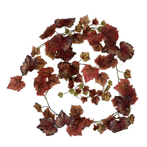 Floristik24 Vine Garland Dark Red 190cm