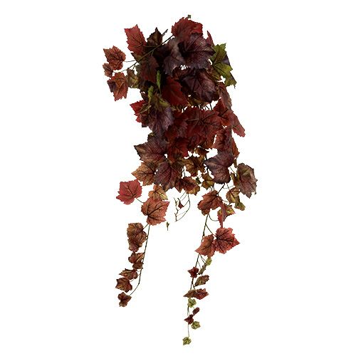 Product Vine leaves hanger green, dark red 100cm