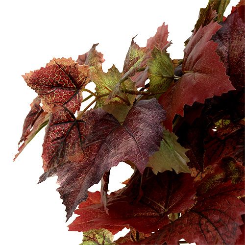 Product Vine leaves hanger green, dark red 100cm