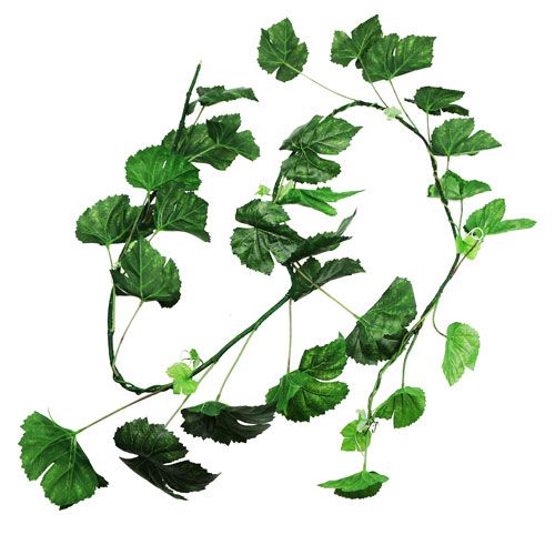 Floristik24 Vine leaf garland green 2,7m