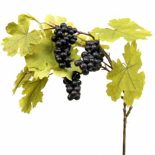 Floristik24 Vine branch with grapes 76cm