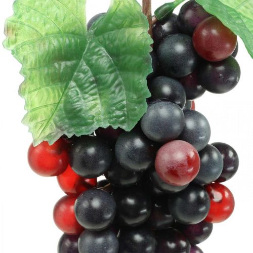 Product Decoration grape black artificial fruit shop window decoration 22cm