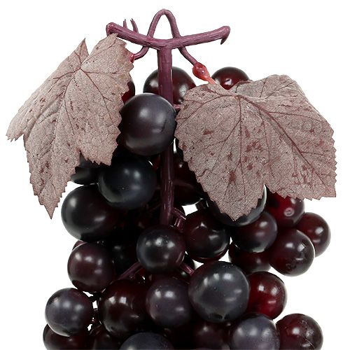 Floristik24 Bunch of grapes dark red 44cm artificial