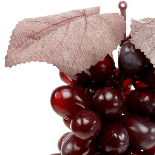 Floristik24 Artificial grapes Burgundy 25cm