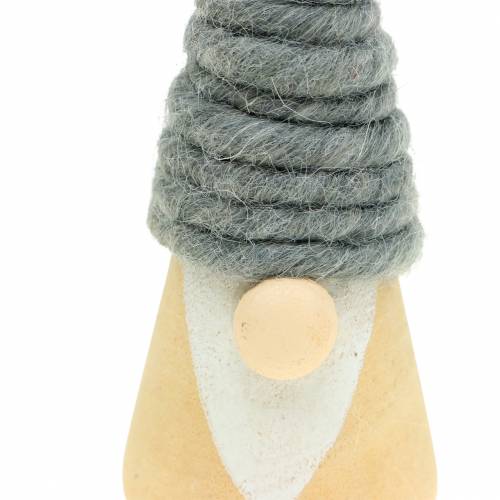 Floristik24 Christmas decoration wooden figure gnome with wool hat 7cm 8pcs