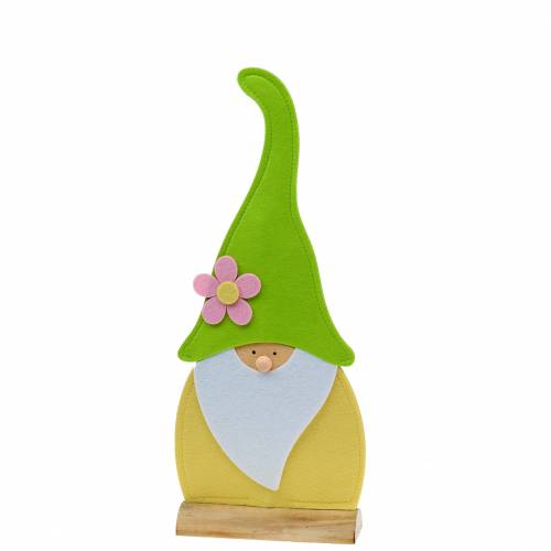 Product Gnome standing standing felt green, window decoration 22cm x 6cm H51cm