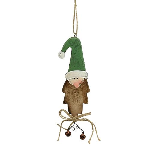 Floristik24 Christmas Tree Decoraton Goblin head with bell 15cm 6pcs