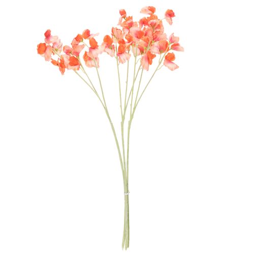 Product Artificial sweet pea branch, romantic decoration for living room or bathroom, 68cm, 3 pieces