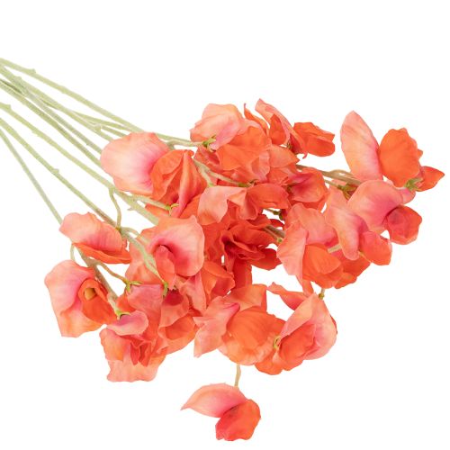 Product Artificial sweet pea branch, romantic decoration for living room or bathroom, 68cm, 3 pieces
