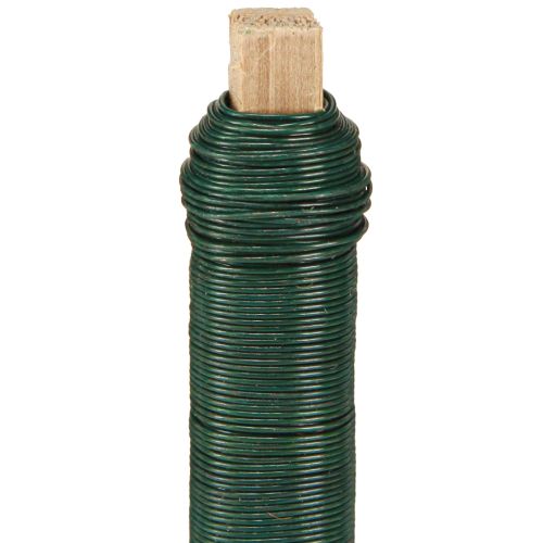 Floristik24 Wrapping wire craft wire green 0.65mm 100g