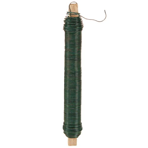 Floristik24 Wrapping wire craft wire green 0.65mm 100g