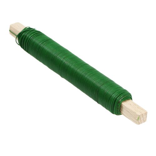 Wrapping wire craft wire green 0.65mm 100g