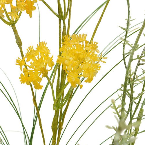 Floristik24 Meadow flowers yellow L60cm 3pcs