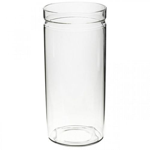 Product Flower vase, glass cylinder, glass vase round Ø10cm H21.5cm