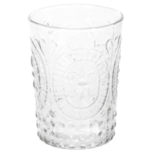 Glass hurricane lantern, candle holder, tealight holder, glass Ø7.5cm H10cm | Floristik24.co.uk