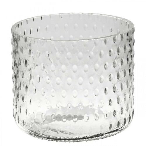 Product Lantern glass, tealight holder glass, candle glass Ø11.5cm H9.5cm