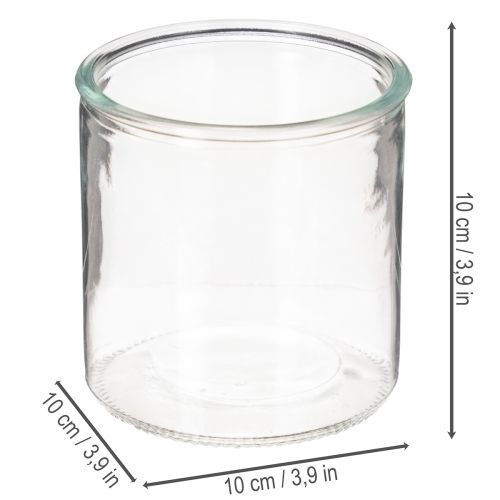 Glass Cylinder Vase Clear Set of 3 10cm

```html
<h2>Clear Glass Cylinder Vase 10cm for Versatile Home Use</h2>

<p>
This set of three clear glass cylinder vases, each standing 10cm tall, is a versatile addition to your home decor. Crafted from high-quali | Floristik24.co.uk