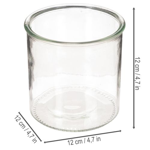 Glass Votive Holder Set, Clear Round Design, 12cm, Pack of 2

```html
<h2>Clear Glass Votive Holders for Versatile Home Decoration</h2>
<p>
This set of two clear glass votive holders is a practical and elegant addition to your home decor. With a straightf | Floristik24.co.uk