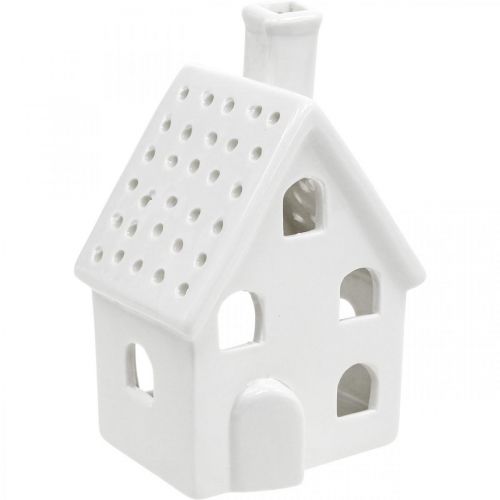 Product Wind light house ceramic light house Advent white H14cm 2pcs