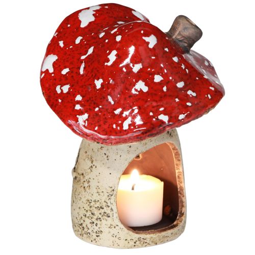 Product Mushroom house Ceramic toadstool light H12.5/14cm 2 pcs