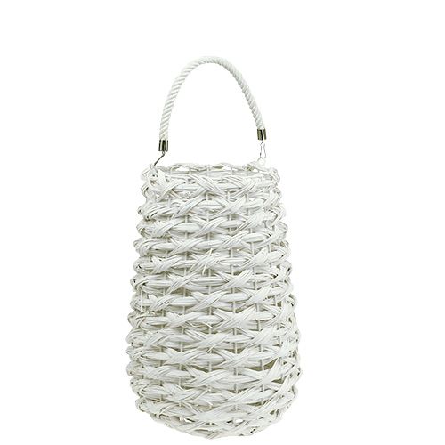 Floristik24 Lantern Basket Ø18cm H43cm White