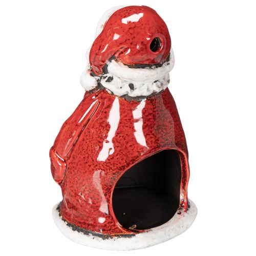 Santa Claus decorative figure as a tealight holder with stars, table decoration, 15cm | Floristik24.co.uk