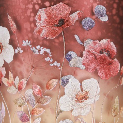 Product Elegant candle holder with floral motifs for atmospheric room design, 8cm, 4 pieces.