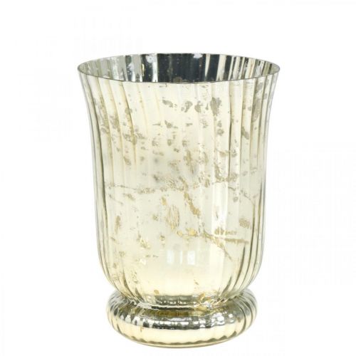 Lantern glass tealight holder tealight glass Ø14.5cm H20cm