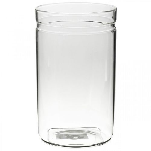Product Flower vase, glass cylinder, glass vase round Ø10cm H16.5cm