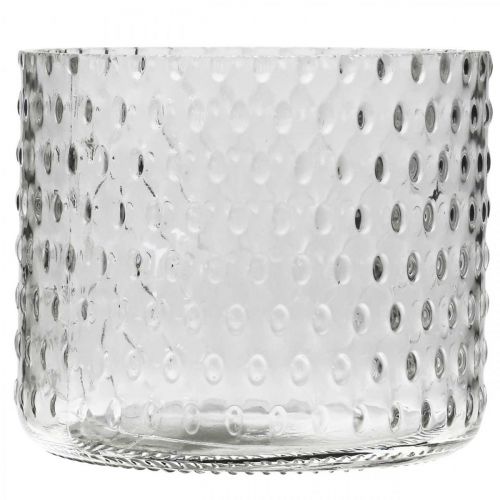 Product Lantern glass, tealight holder glass, candle glass Ø11.5cm H9.5cm