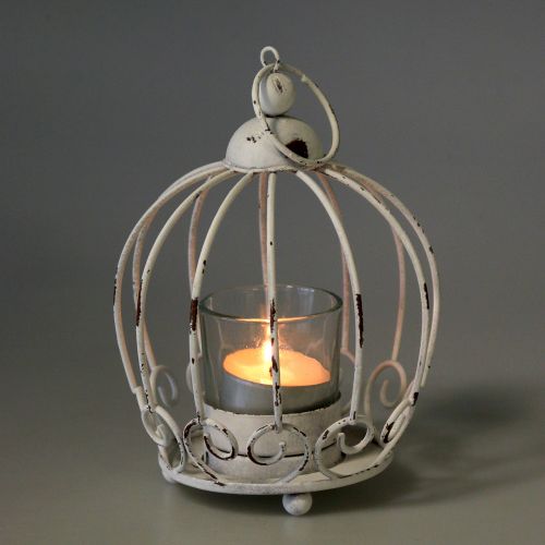 Floristik24 Lantern Crown Vintage Ø12cm H16.5cm