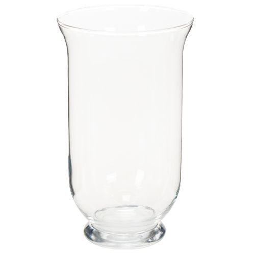 Floristik24 Glass candle holder/vase for atmospheric interior design with classic elegance, 25cm