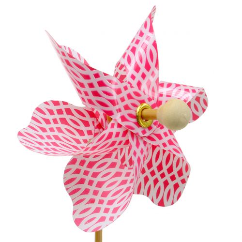 Floristik24 Windmill Mini Red-White Ø9cm 12pcs