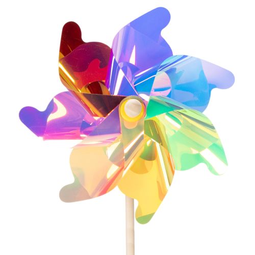 Windmill balcony, colorful eye-catcher, summer garden decoration, 75cm